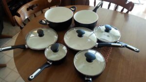 GreenPan 12 Piece Rio Ceramic Non-Stick Cookware Set Black harmful chemical free