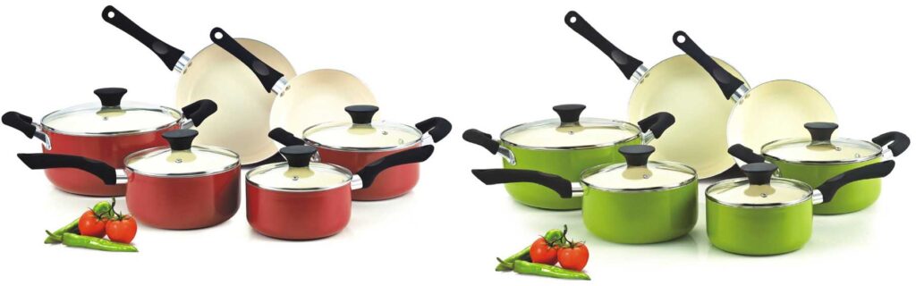 cook n home nc 00359 nonstick ceramic coating colorful