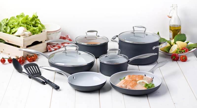 Greenlife 12 Piece Hard Anodized Nonstick Ceramic Classic Cookware set Buying Guide & Reviews