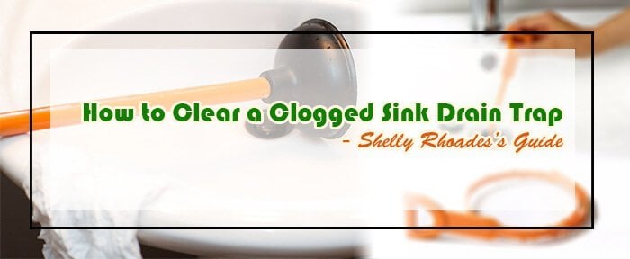How To Clear A Clogged Sink Drain Trap Shelly Rhoades S Guide