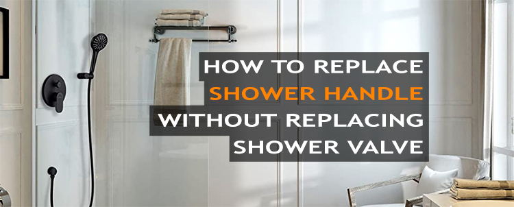 How to Replace shower handle without replacing valve