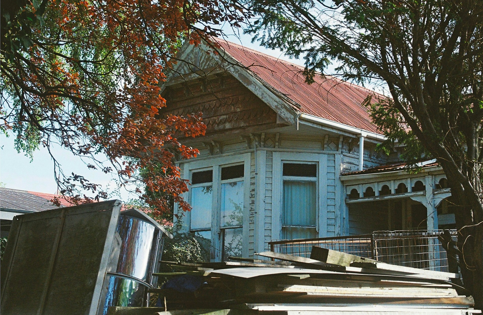 An old house you can call a fixer-upper.